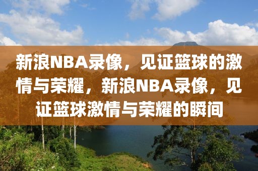 新浪NBA录像，见证篮球的激情与荣耀，新浪NBA录像，见证篮球激情与荣耀的瞬间