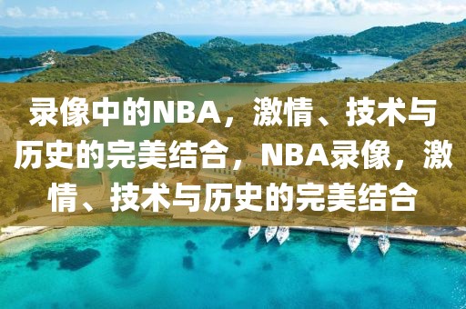 录像中的NBA，激情、技术与历史的完美结合，NBA录像，激情、技术与历史的完美结合